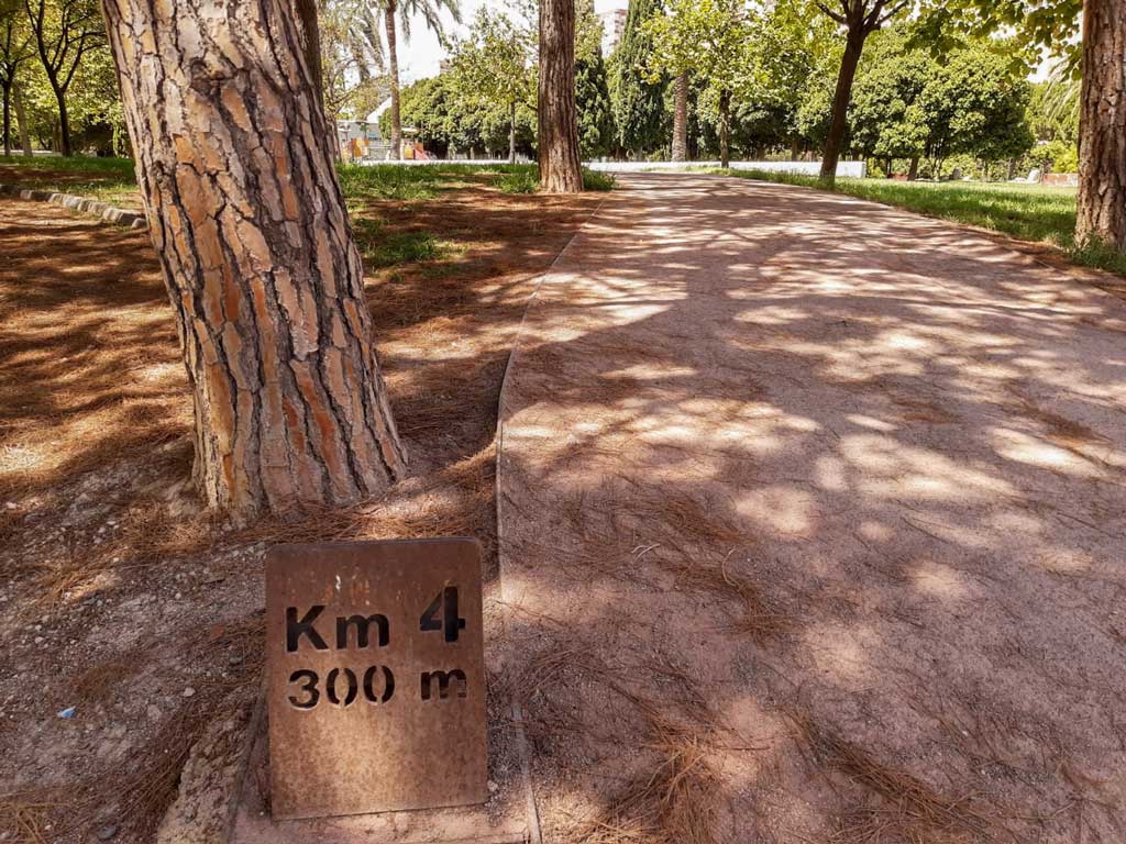 El Tramo 2 del Jardín del Turia - Jardín del Turia carril runnings tramo 2 - Jardín del Turia