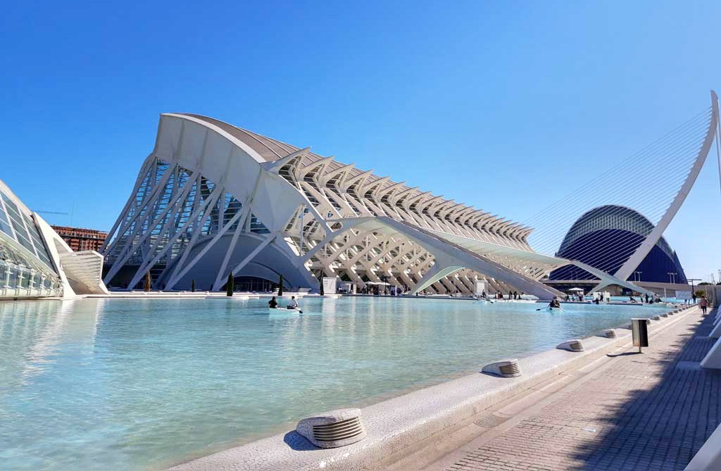 La Ciudad de las Artes y las Ciencias de Valencia - Jardín del Turia museo valencia 1 - Jardín del Turia